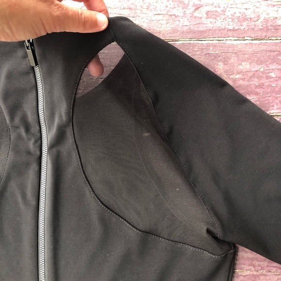 Elizabeth and James Charlene Dress Black Bodycon Mesh Panels Long Sleeve 4 - Picture 12 of 16